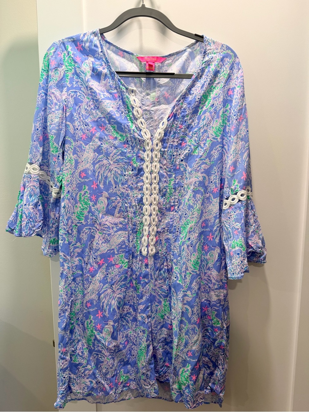 Lilly Pulitzer Dress with Lace Trim
